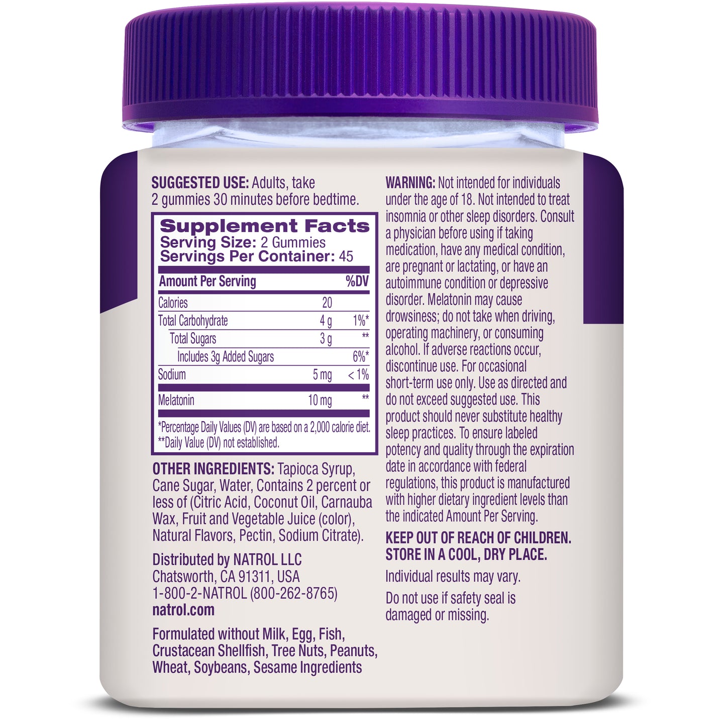 Melatonin Gummies - 10mg