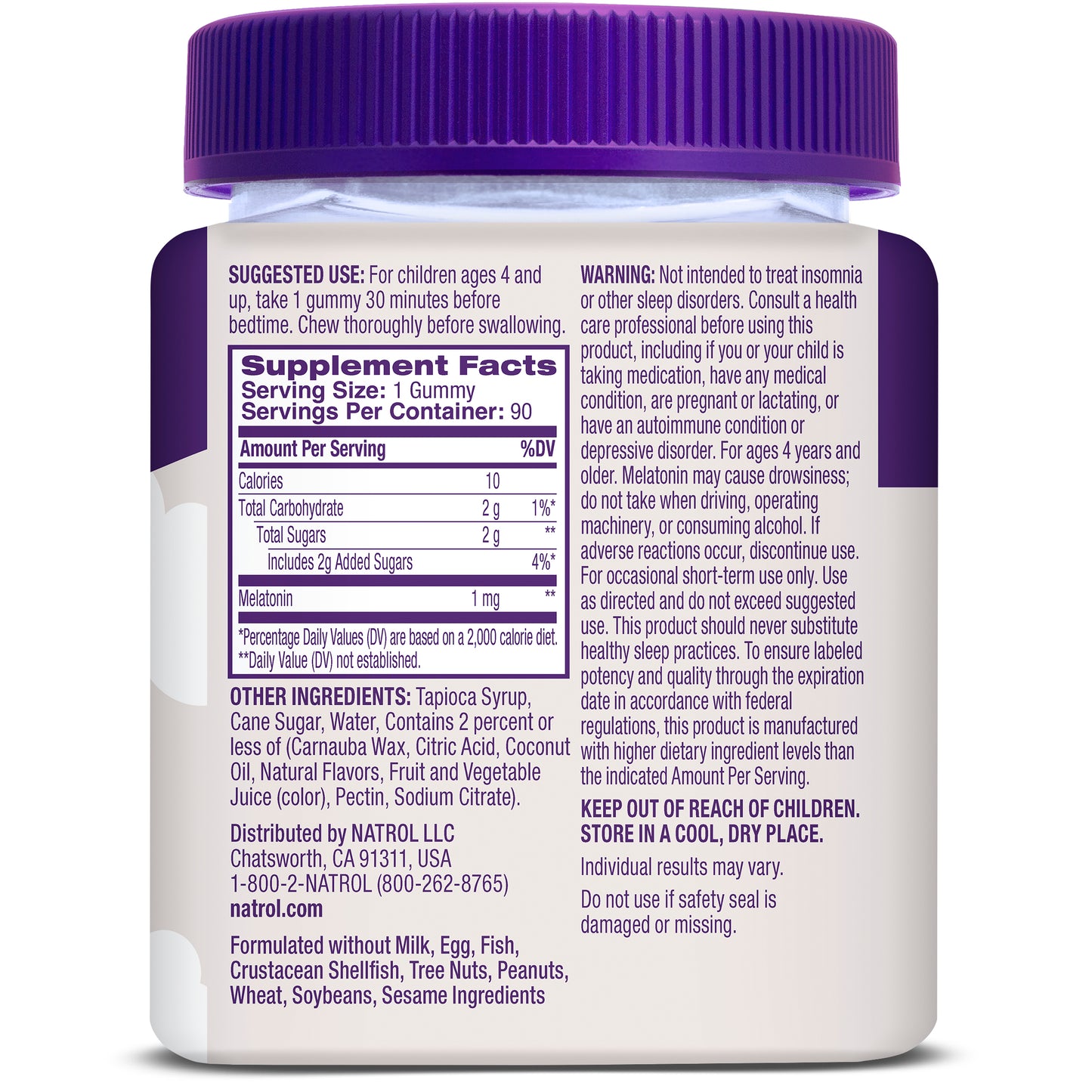 Kids Melatonin Berry Gummies