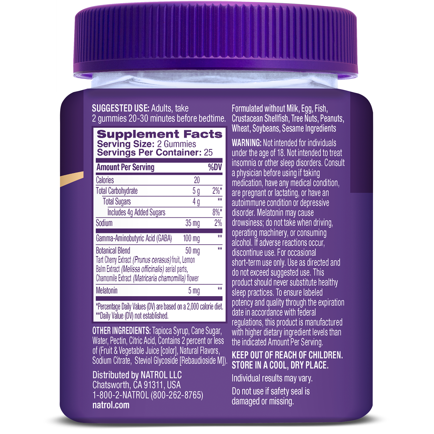 Ultra Sleep 5mg Melatonin Gummy
