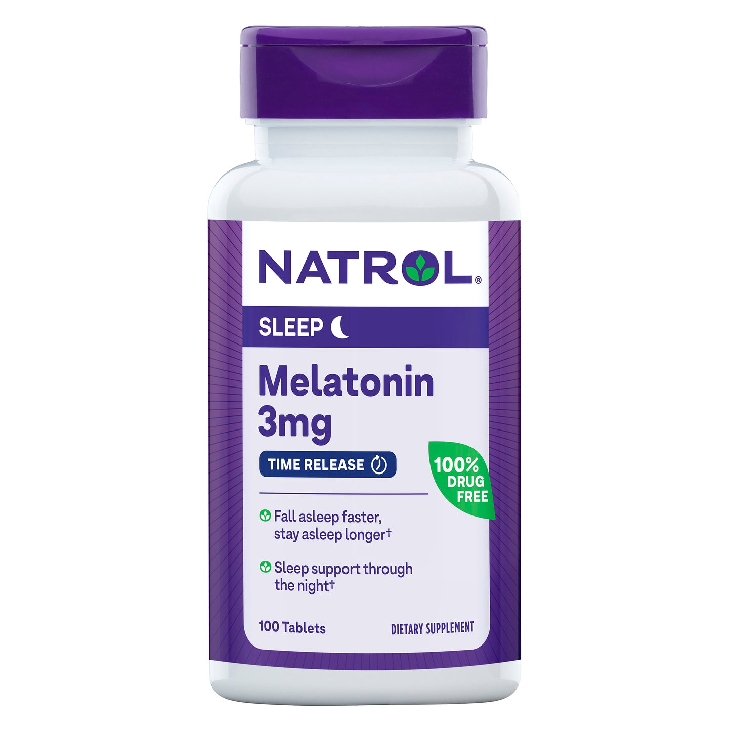 Melatonin 3mg T/R Tab-100 V5