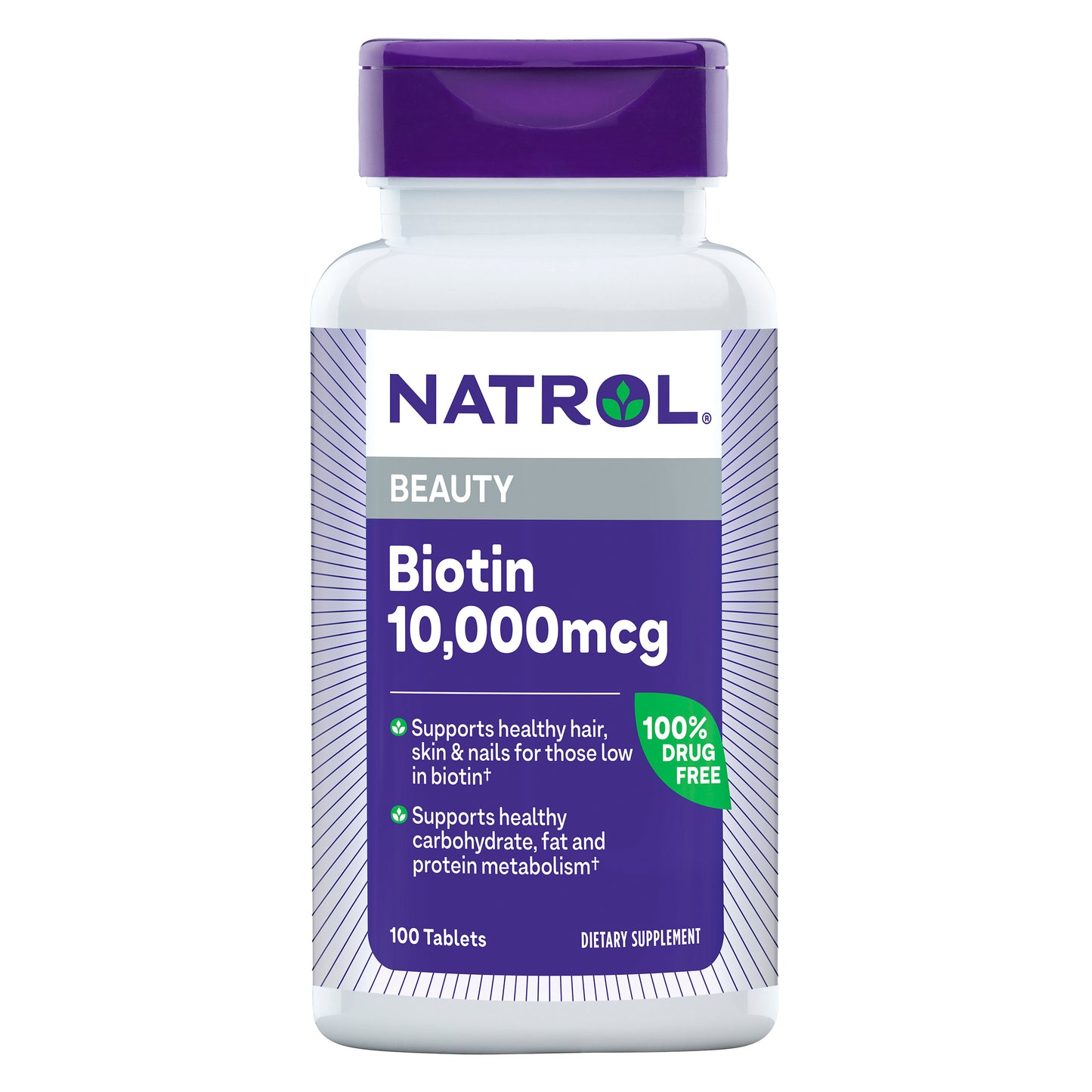 Biotin Beauty Fast Dissolve Tablets - 10,000mcg