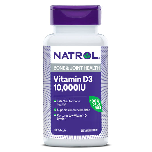Vitamin D3 Maximum Strength Bone & Joint Tablets - 10,000IU