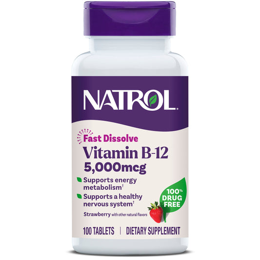 Vitamin B-12 Fast Dissolve Tablets - 5,000mcg