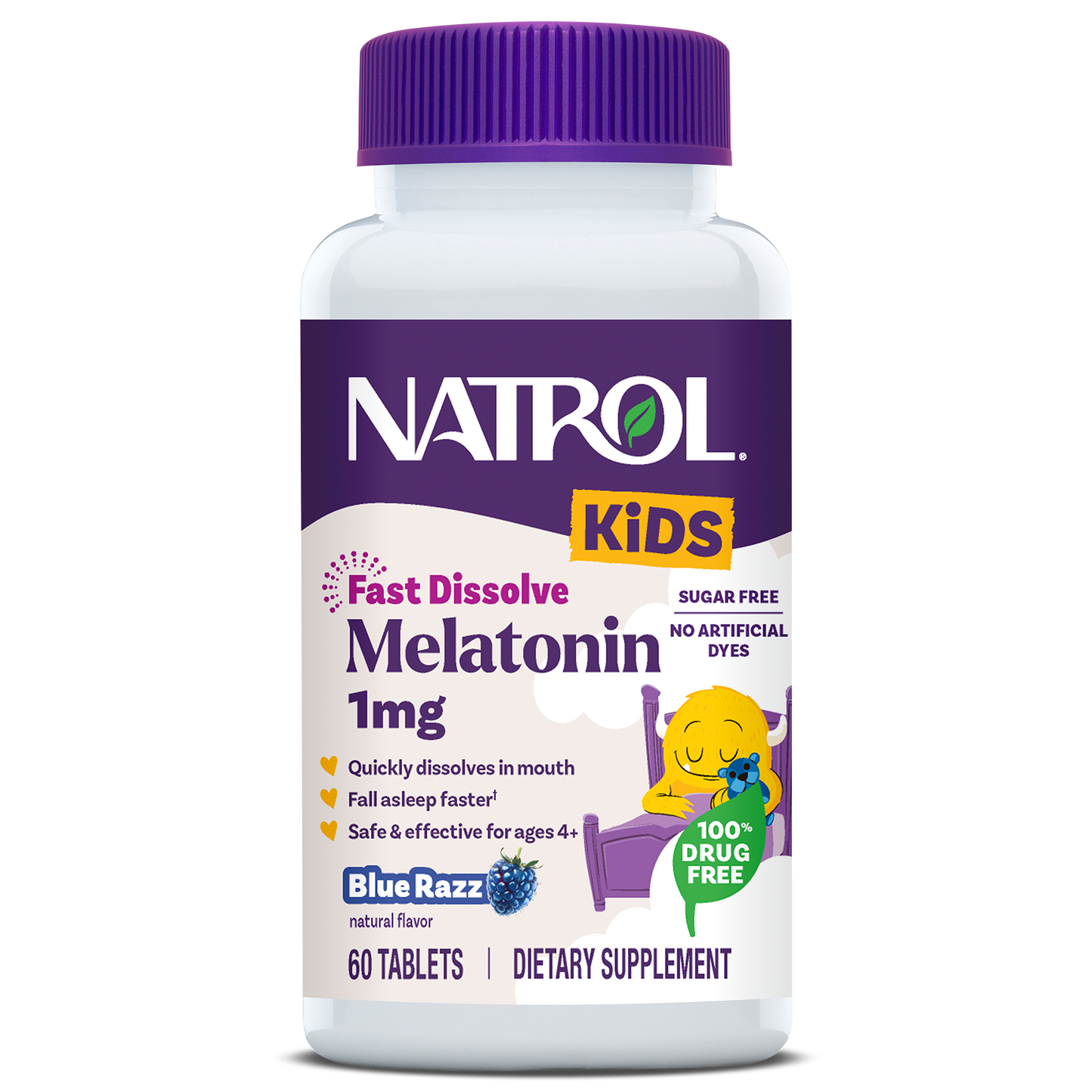 Kid's 1mg Melatonin Blue Razz